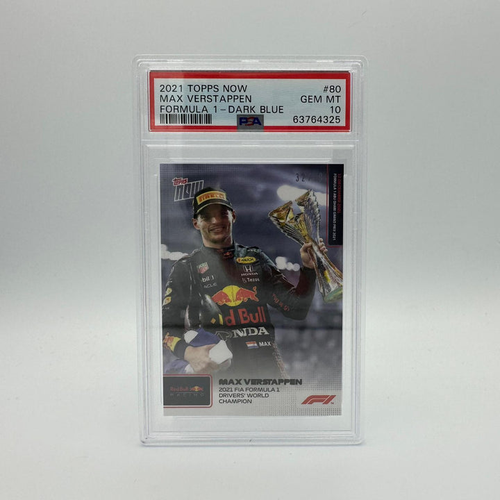 PSA 10 - /99 Max Verstappen #80 - Dark Blue - 2021 World Champion