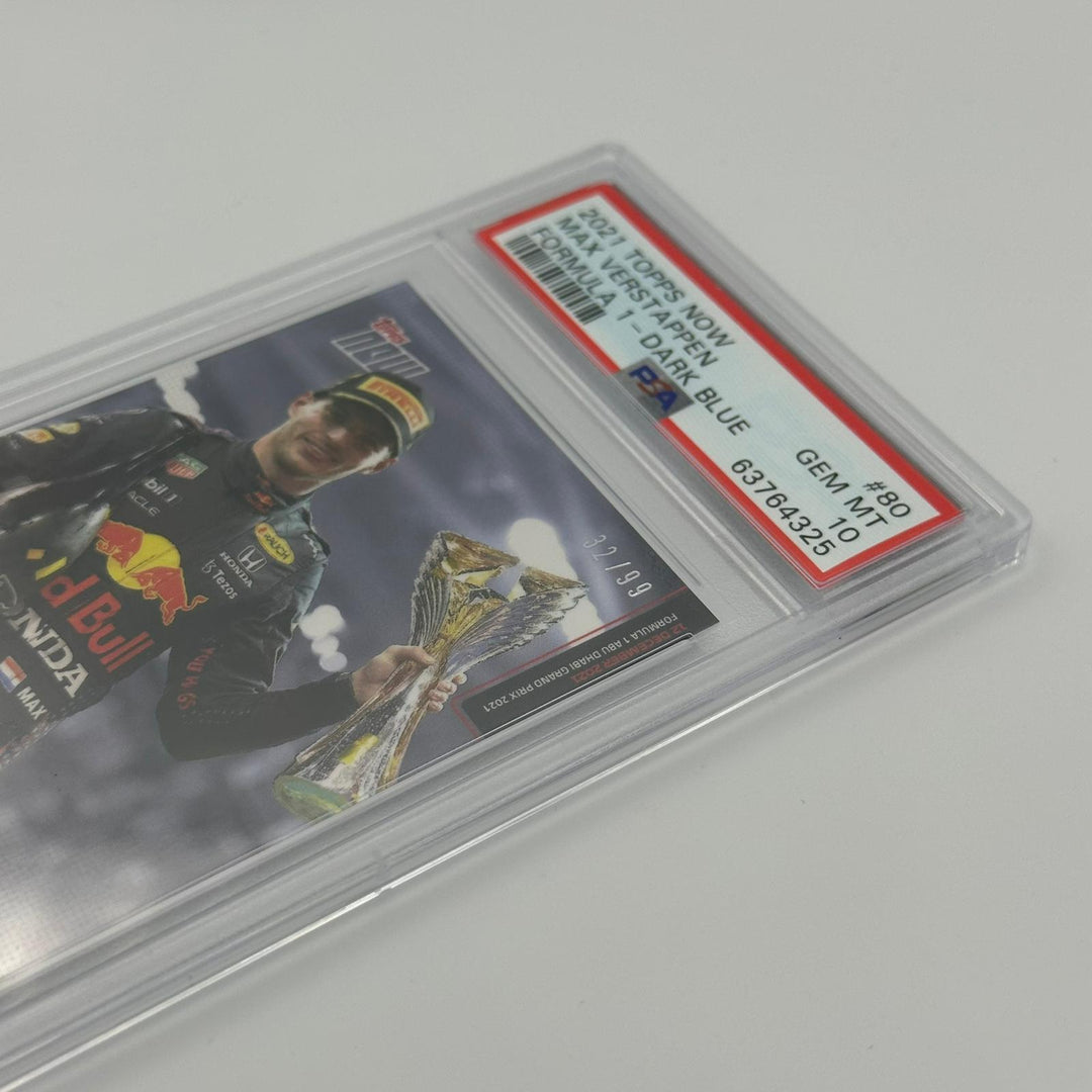 PSA 10 - /99 Max Verstappen #80 - Dark Blue - 2021 World Champion