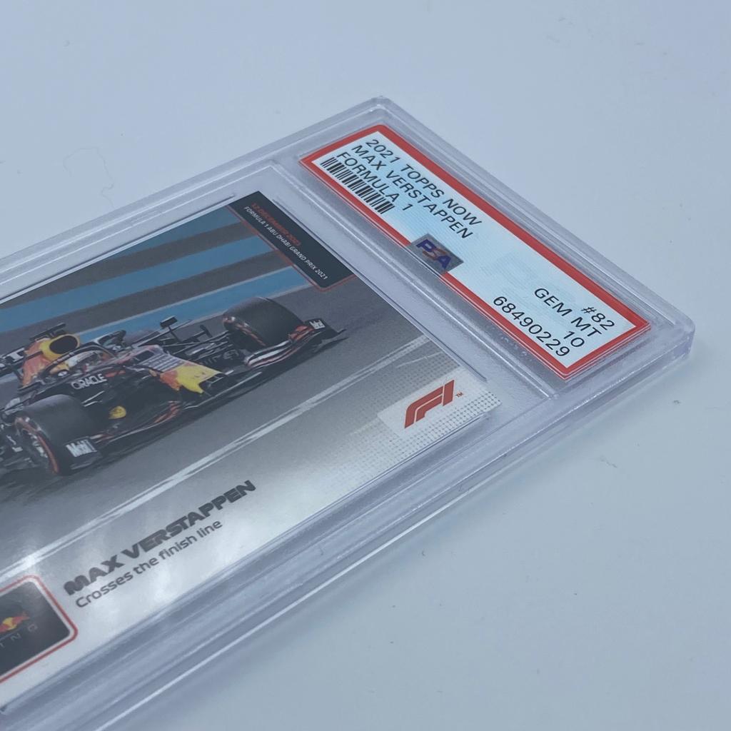 PSA 10 - Max Verstappen #81 - Dark Blue - The Final Lap Overtake