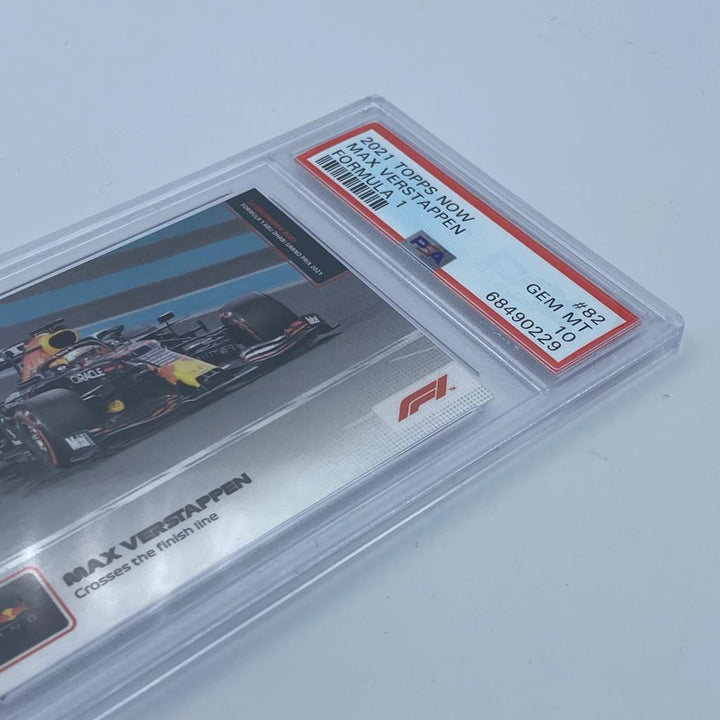PSA 10 - Max Verstappen #81 - Dark Blue - The Final Lap Overtake