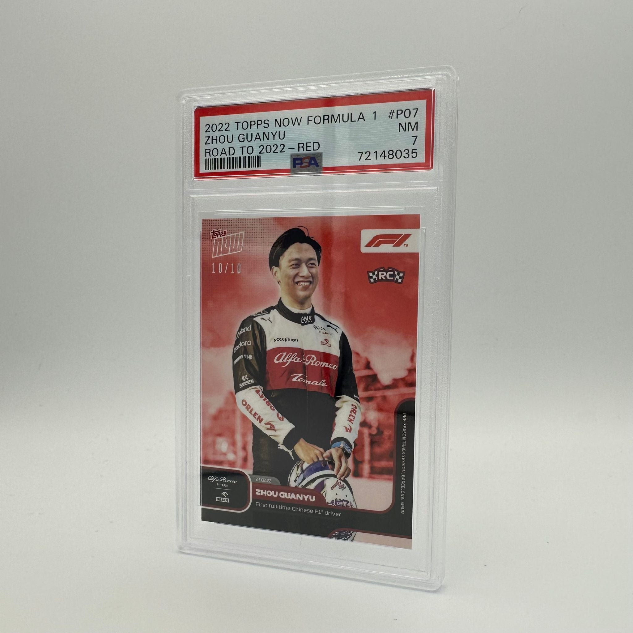 PSA 7 - 10/10 First Full-Time Chinese F1 Driver #P07 – Authenticsgg