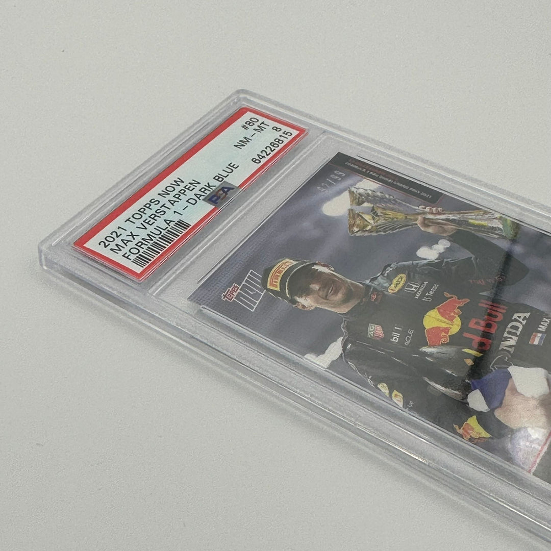 PSA 8 - 92/99 Max Verstappen - 2021 FIA Formula 1 Drivers' World Champion #80