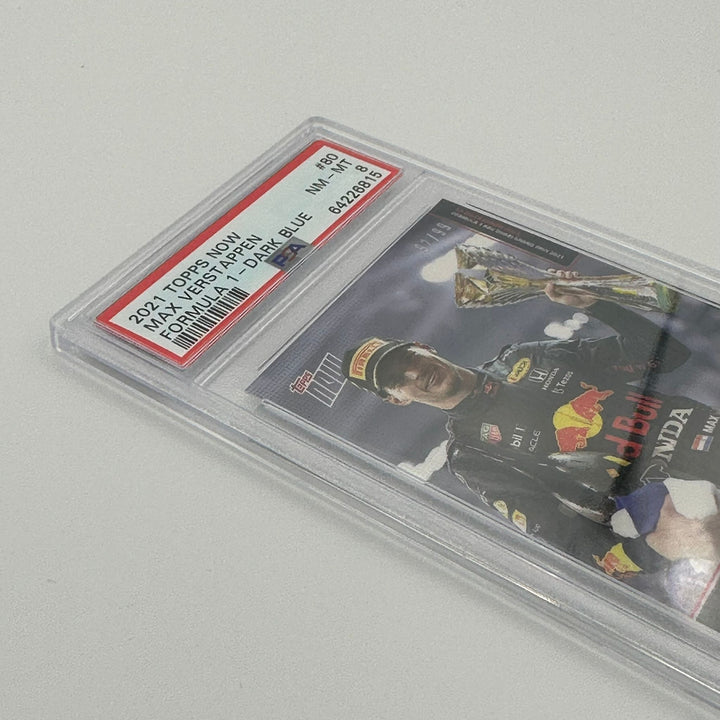 PSA 8 - 92/99 Max Verstappen - 2021 FIA Formula 1 Drivers' World Champion #80