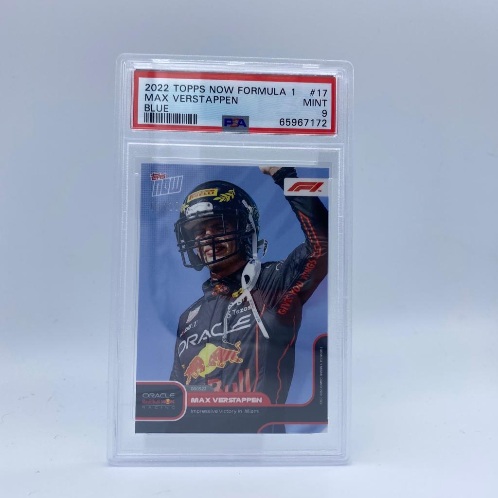 PSA 9 - 03/10 - Max Verstappen #17 - Impressive victory in Miami - Blue