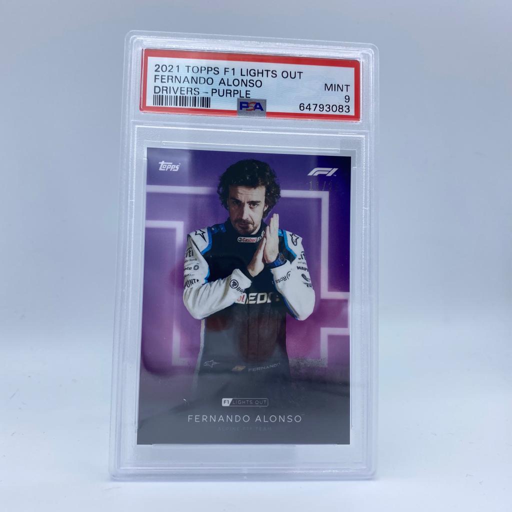 PSA 9 - 11/25 Fernando Alonso - Drivers -  Purple Parallel