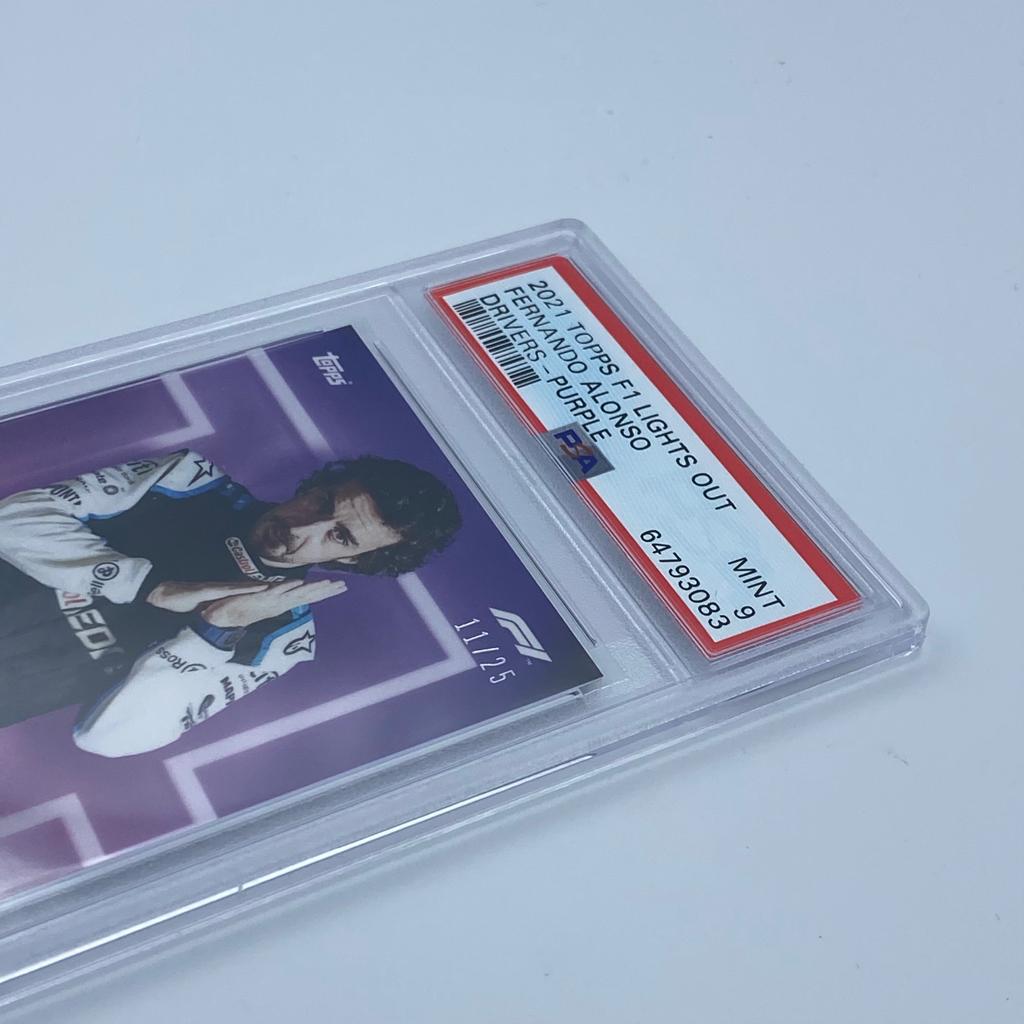PSA 9 - 11/25 Fernando Alonso - Drivers -  Purple Parallel
