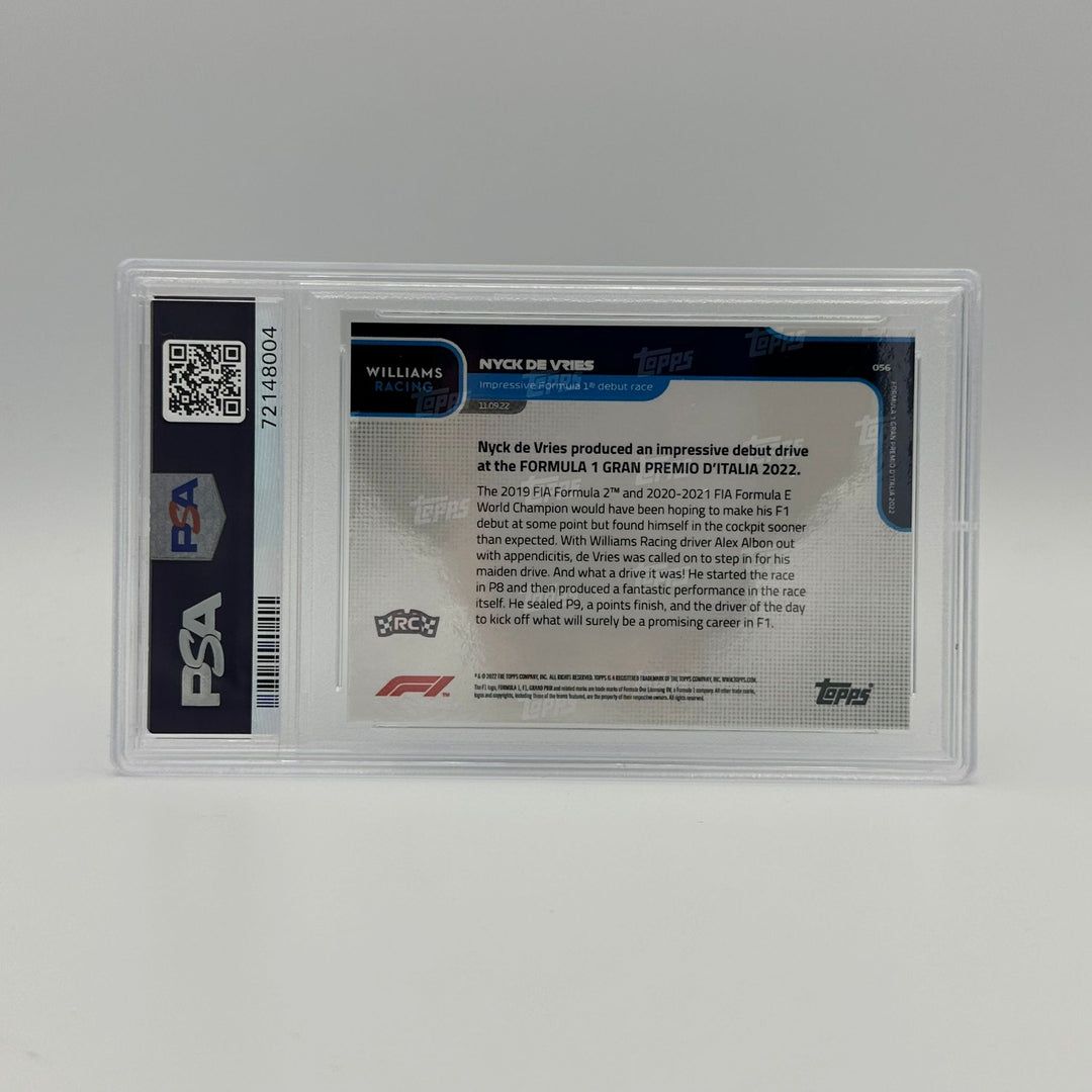 PSA 9 - 17/99 - Nyck de Vries - Impressive Formula 1 Debut #056