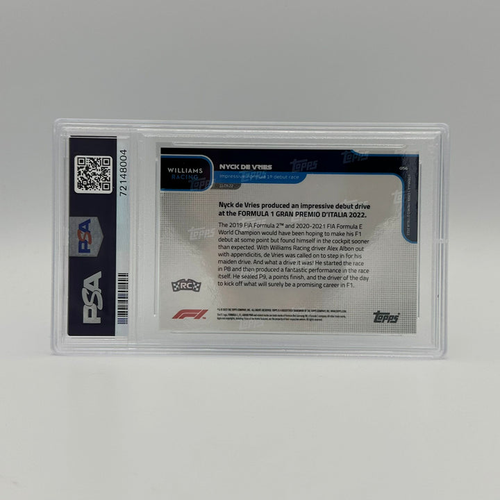 PSA 9 - 17/99 - Nyck de Vries - Impressive Formula 1 Debut #056