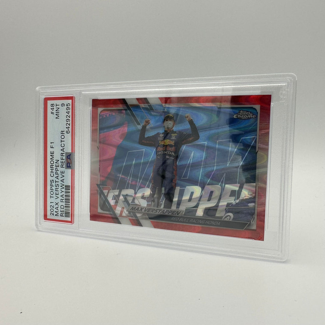 PSA 9 - 1/5 - Max Verstappen #48 - Red Raywave Refractor