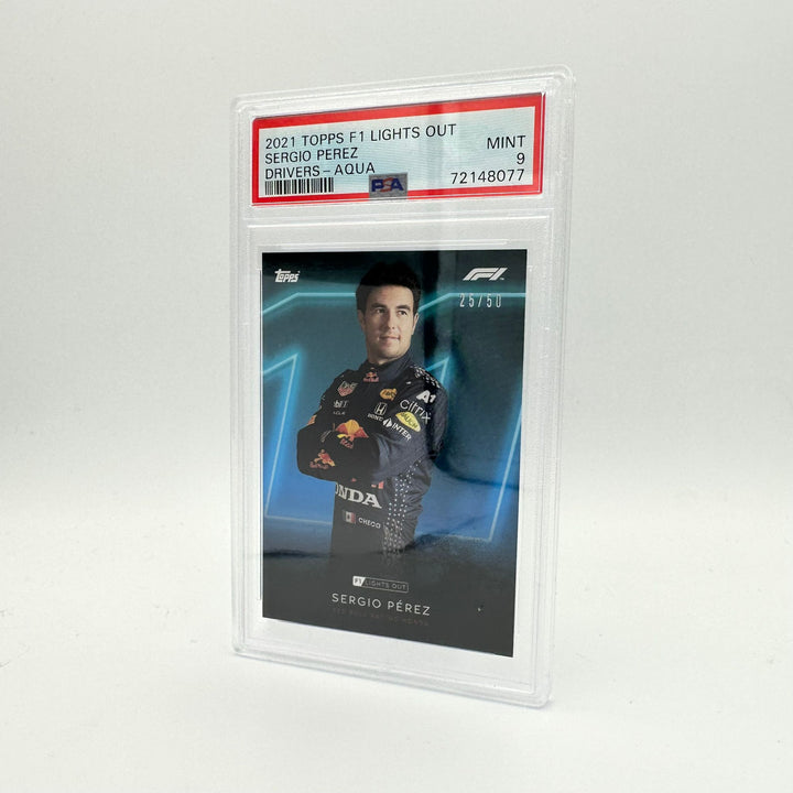 PSA 9 - 25/50 Sergio Perez - Drivers - Aqua Parallel