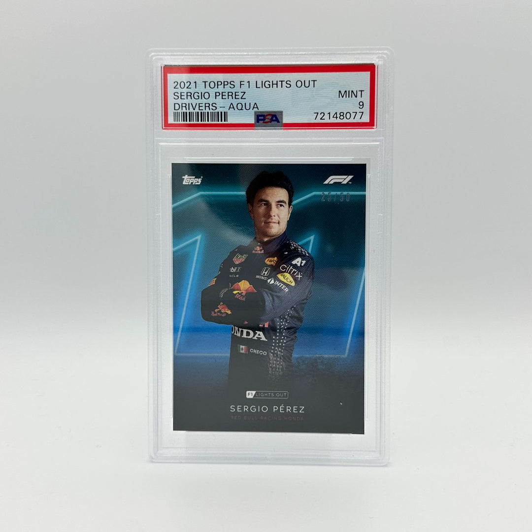 PSA 9 - 25/50 Sergio Perez - Drivers - Aqua Parallel