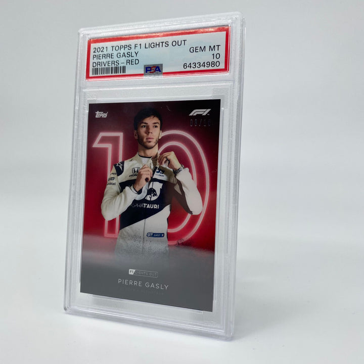 PSA 10 - 08/10 Pierre Gasly - Drivers - Red Parallel