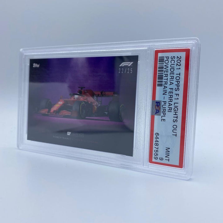 PSA 9 - 22/25 Ferrari -  Powertrain- Purple Parallel
