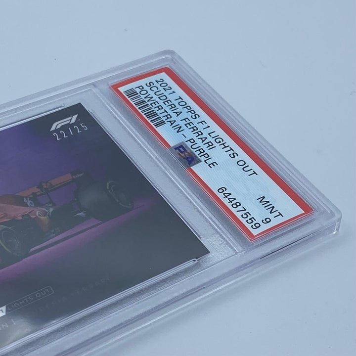 PSA 9 - 22/25 Ferrari -  Powertrain- Purple Parallel