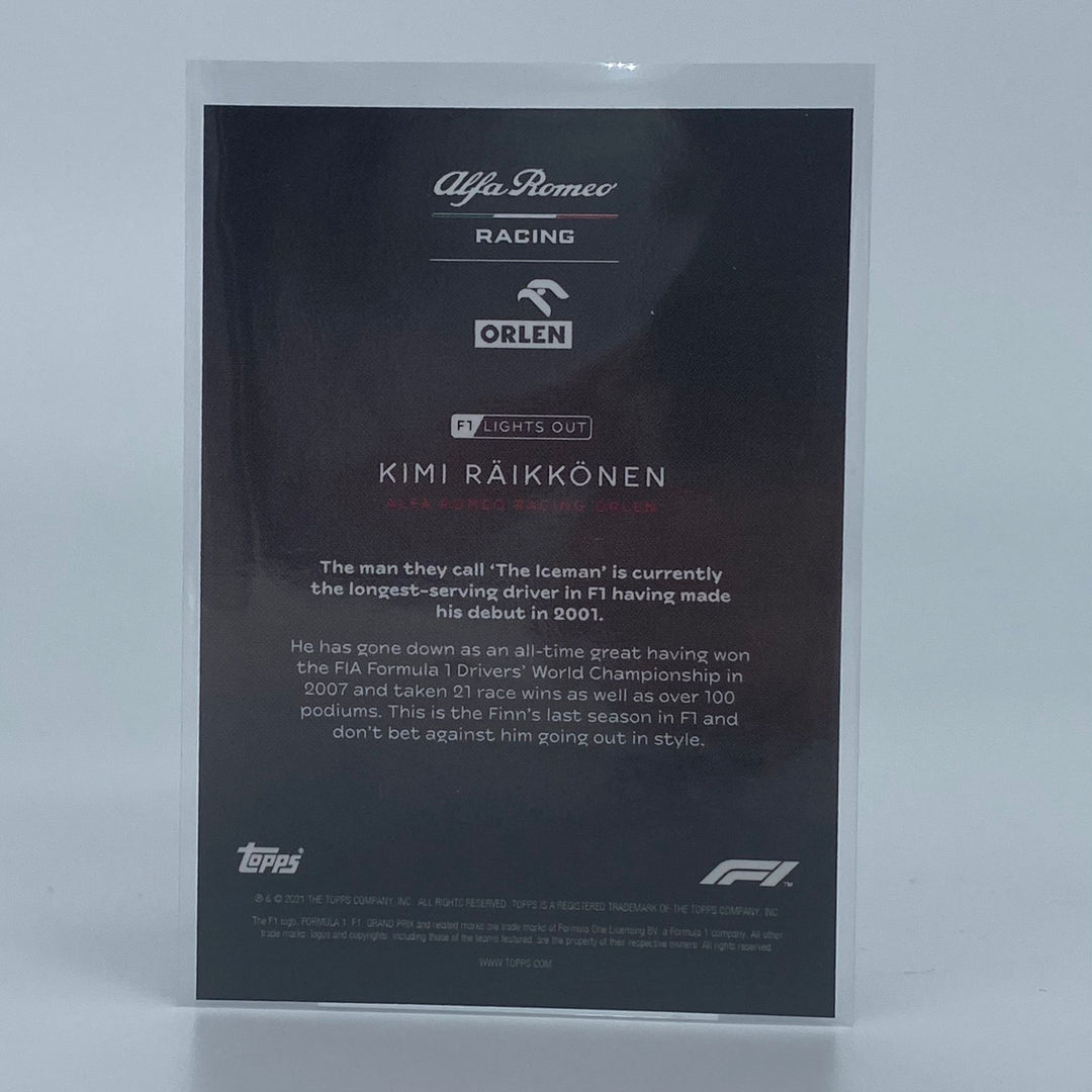 34/50 Kimi Raikkonen - Drivers -  Aqua Parallel