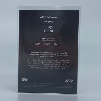 34/50 Kimi Raikkonen - Drivers -  Aqua Parallel