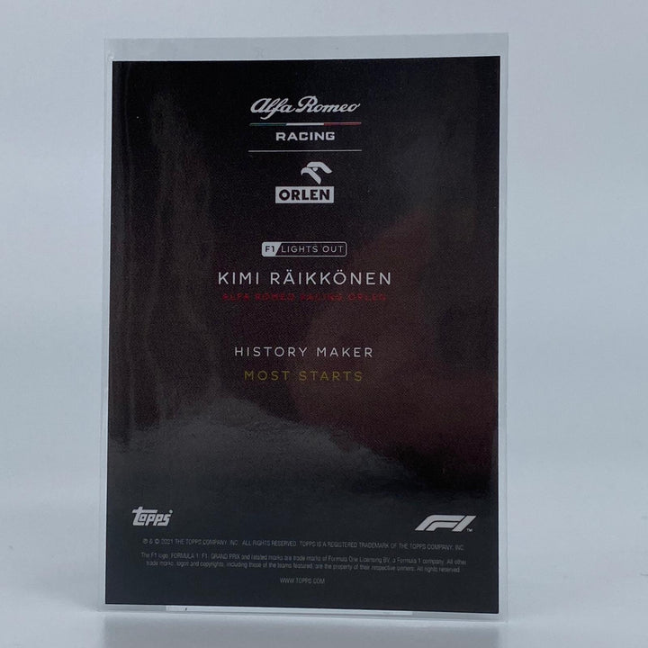 /75 Kimi Raikkonen - History Maker
