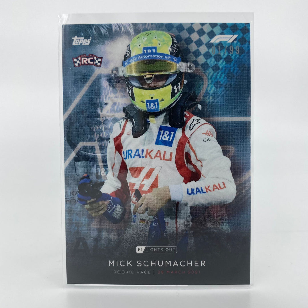 /99 Mick Schumacher - Rookie Race - Blue Parallel