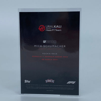 /99 Mick Schumacher - Rookie Race - Blue Parallel