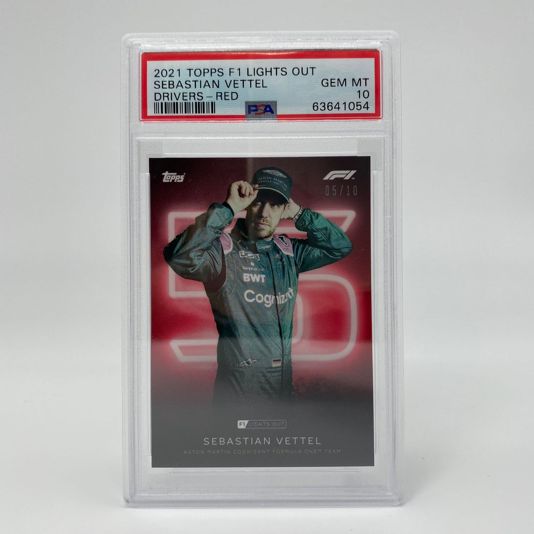 PSA 10 - 05/10 Sebastian Vettel - Drivers - Red Parallel