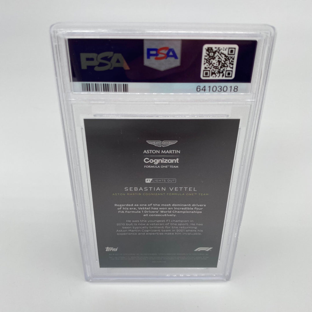 PSA 10 - 10/10 Sebastian Vettel - Drivers - Red Parallel