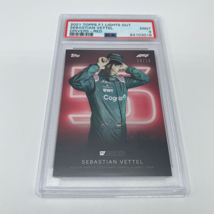 PSA 10 - 10/10 Sebastian Vettel - Drivers - Red Parallel