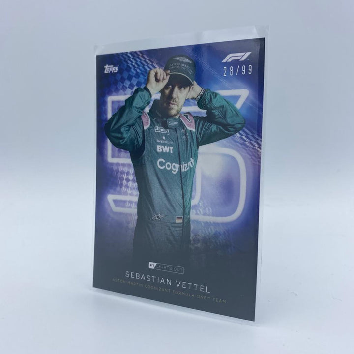 /99 Sebastian Vettel - Drivers -  Blue Parallel