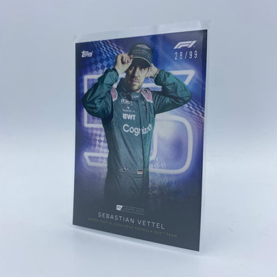 /99 Sebastian Vettel - Drivers -  Blue Parallel
