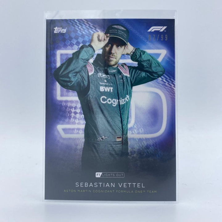 /99 Sebastian Vettel - Drivers -  Blue Parallel