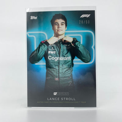 /50 Lance Stroll - Drivers -  Aqua Parallel