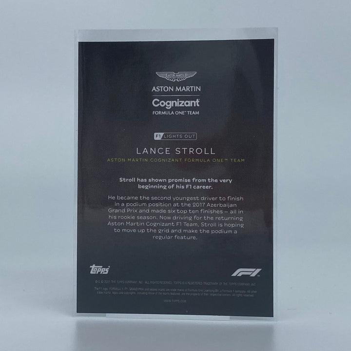 /50 Lance Stroll - Drivers -  Aqua Parallel