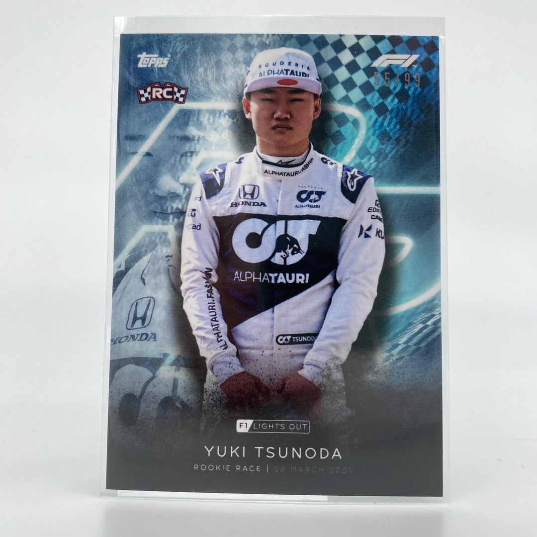/99 Yuki Tsunoda - Rookie Race - Blue Parallel