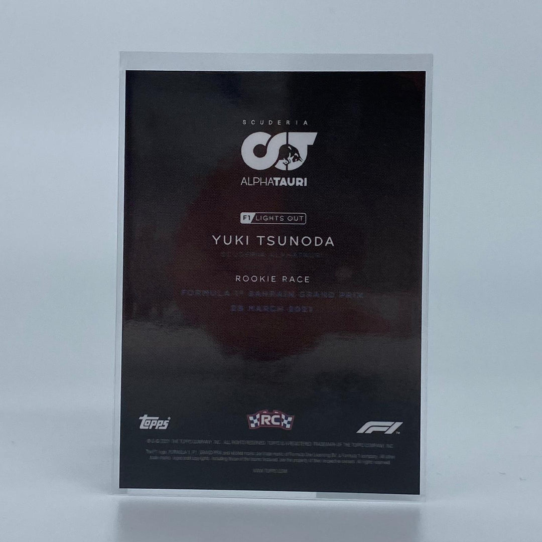 /99 Yuki Tsunoda - Rookie Race - Blue Parallel