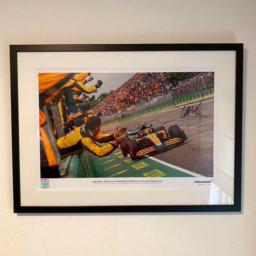 18/100 Lando Norris Claims his first podium of 2022 season