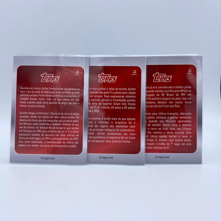 Ayrton Senna - Flag, Cup, Champagne Set - 2022 Topps Formula 1 Brazilian Grand Prix Exclusive