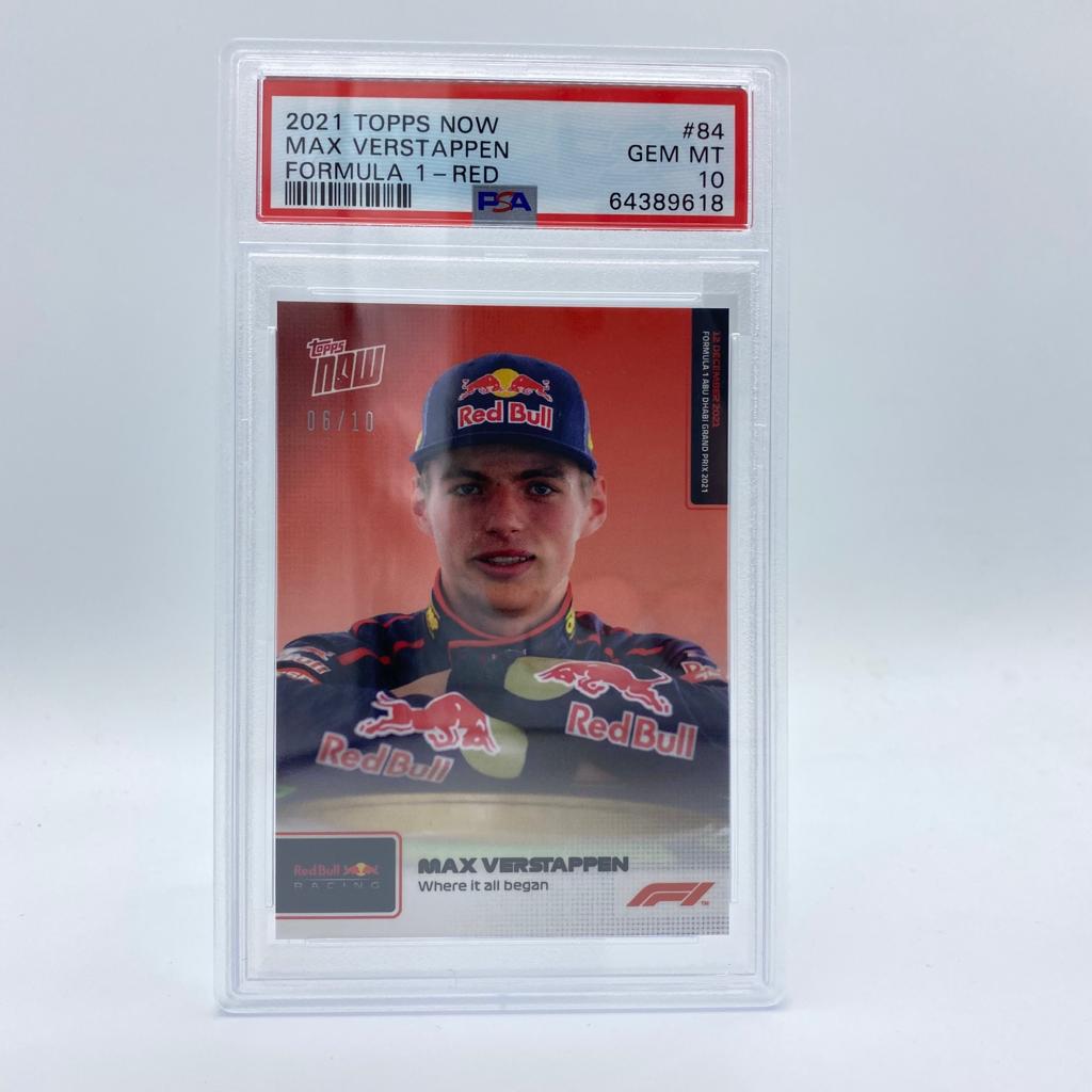 PSA 10 - 06/10 Max Verstappen #84 - Where it all began - Red