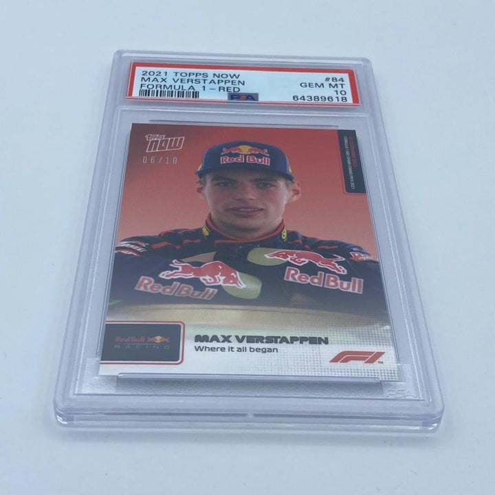 PSA 10 - 06/10 Max Verstappen #84 - Where it all began - Red