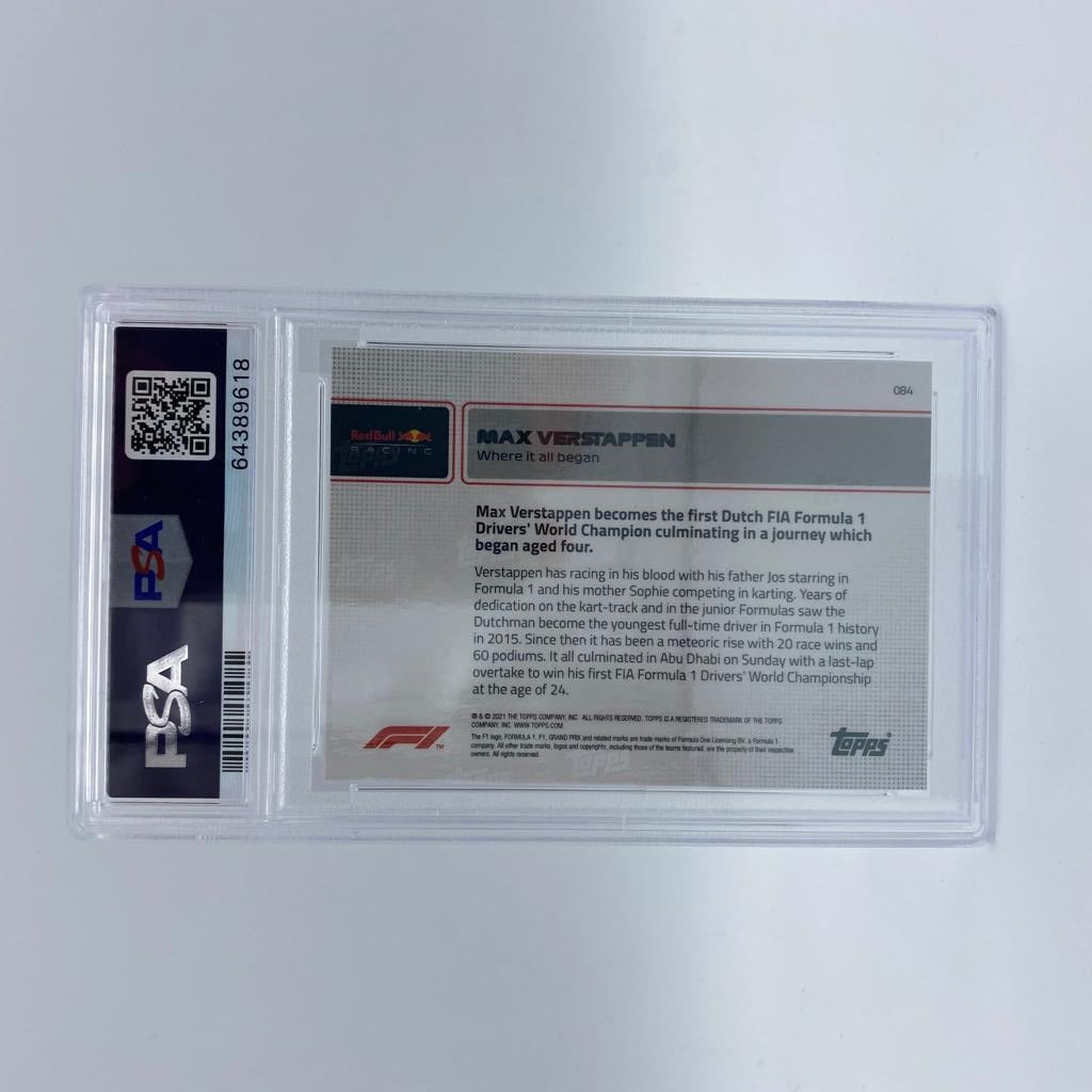 PSA 10 - 06/10 Max Verstappen #84 - Where it all began - Red