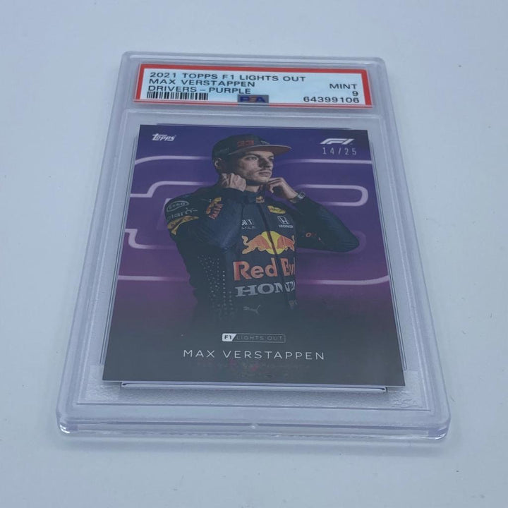 PSA 9 - 14/25 Max Verstappen - Drivers - Purple Parallel